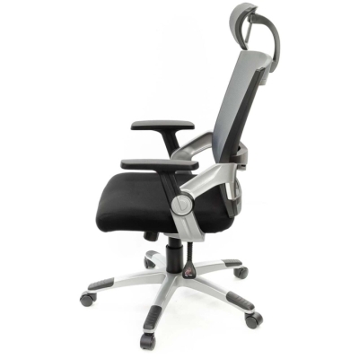 Кресло АКЛАС Прима PL HR ANF (Черный/Серый)