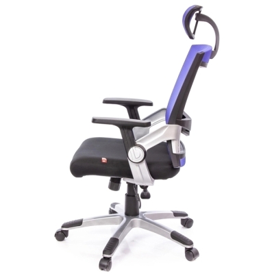 Кресло АКЛАС Прима PL HR ANF (Черный/Синий)