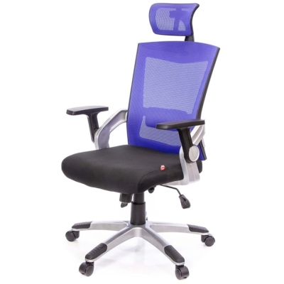 Кресло АКЛАС Прима PL HR ANF (Черный/Синий)