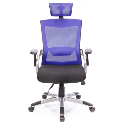 Кресло АКЛАС Прима PL HR ANF (Черный/Синий)