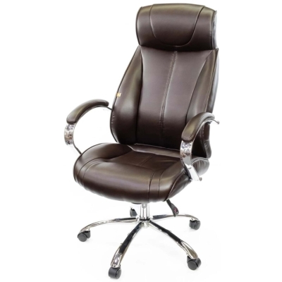 Кресло АКЛАС Сетиф CH ANF (PU Темно-коричневый)