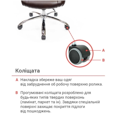 Кресло АКЛАС Сетиф CH ANF Коричневое