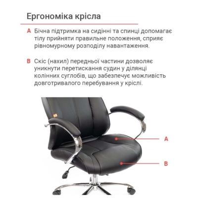 Кресло АКЛАС Сетиф CH ANF Черное