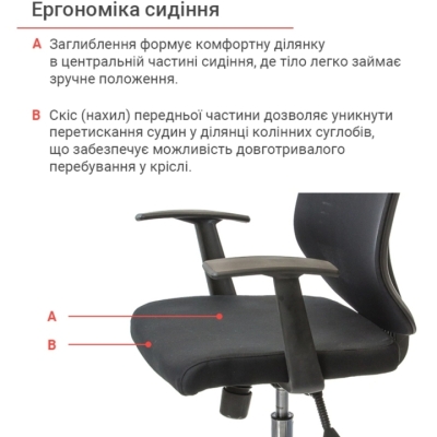 Кресло АКЛАС Сити CH ANF Черный (Черный)