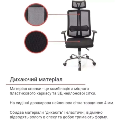 Кресло АКЛАС Сити CH ANF (Черный)
