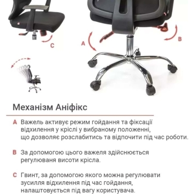 Кресло АКЛАС Сити CH ANF (Черный)