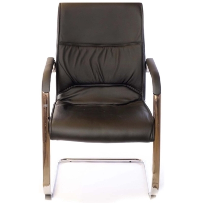 Кресло конференционное АКЛАС Спринг CH CF (PU Черный)