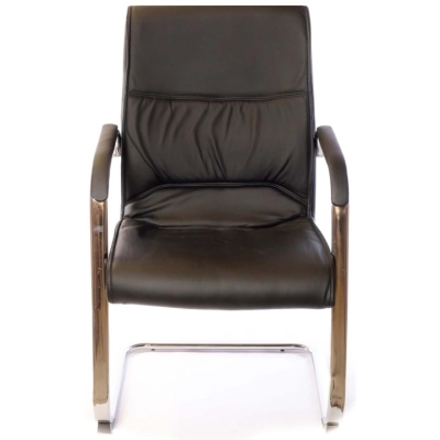 Кресло конференционное АКЛАС Спринг CH CF (PU Черный)