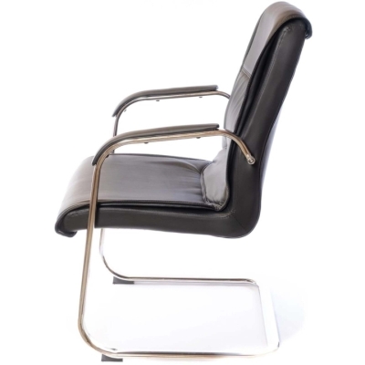 Кресло конференционное АКЛАС Спринг CH CF (PU Черный)