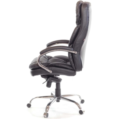 Кресло АКЛАС Тироль CH MB (Кожа LC-A Black)