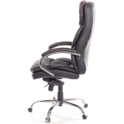 Кресло АКЛАС Тироль CH MB (Кожа LC-A Black)