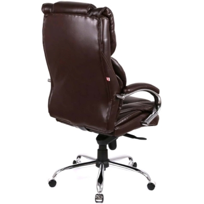 Кресло АКЛАС Флорида CH MB (Кожа LC-K Dark brown)