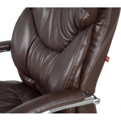 Кресло АКЛАС Флорида CH MB (Кожа LC-K Dark brown)