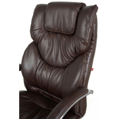 Кресло АКЛАС Флорида CH MB (Кожа LC-K Dark brown)