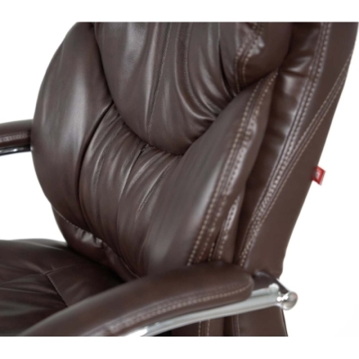 Кресло АКЛАС Флорида CH MB (Кожа LC-K Dark brown)