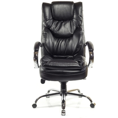 Кресло АКЛАС Флорида CH MB (Кожа LC-A Black)