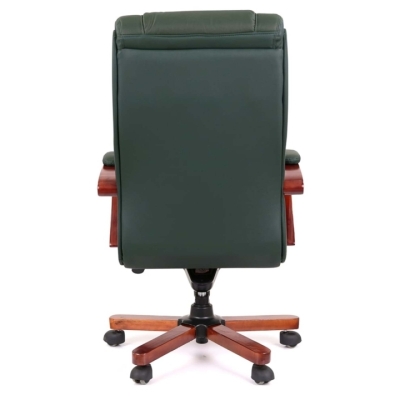 Кресло АКЛАС Артур EX MB (Кожа Lux LC Green)