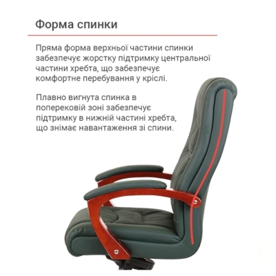 Кресло АКЛАС Артур EX MB зеленое