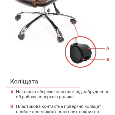 Кресло АКЛАС Бешар CH ANF Коричневый (PU-темно-коричневый)