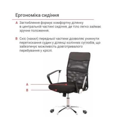 Кресло АКЛАС Вист CH TILT (Черный)