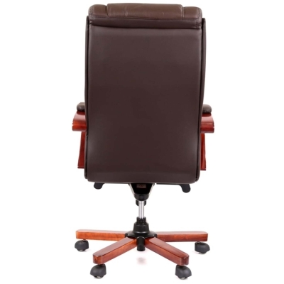 Кресло АКЛАС Гаспар ЕХ МB (Кожа LC-K Dark brown)