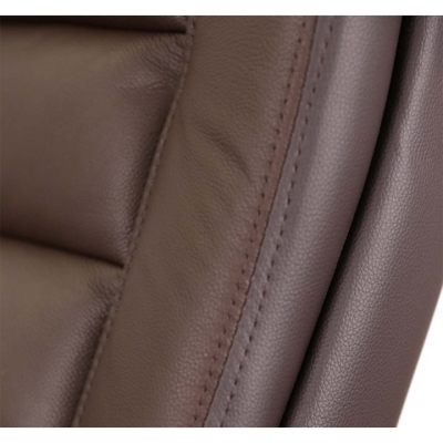 Кресло АКЛАС Гаспар ЕХ МB (Кожа LC-K Dark brown)