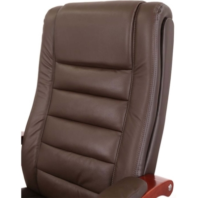 Кресло АКЛАС Гаспар ЕХ МB (Кожа LC-K Dark brown)