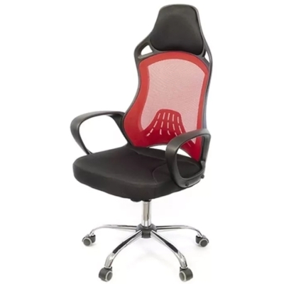 Кресло АКЛАС Дорос CH Tilt (Черный/Красный)