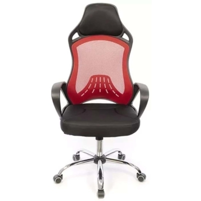 Кресло АКЛАС Дорос CH Tilt (Черный/Красный)