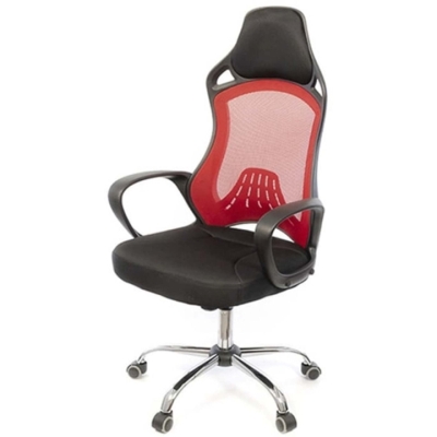 Кресло АКЛАС Дорос CH Tilt (Черный/Красный)