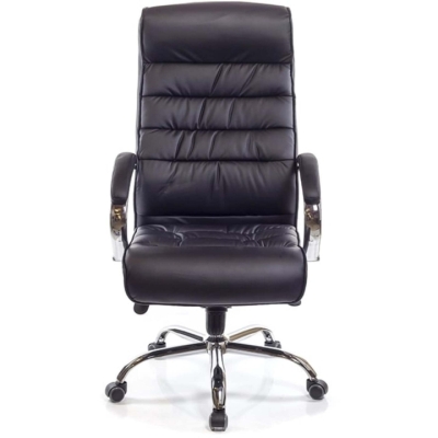 Кресло АКЛАС Камиль CH MB (Кожа LC-A Black)