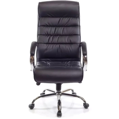 Кресло АКЛАС Камиль CH MB (Кожа LC-A Black)