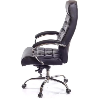 Кресло АКЛАС Камиль CH MB (Кожа LC-A Black)