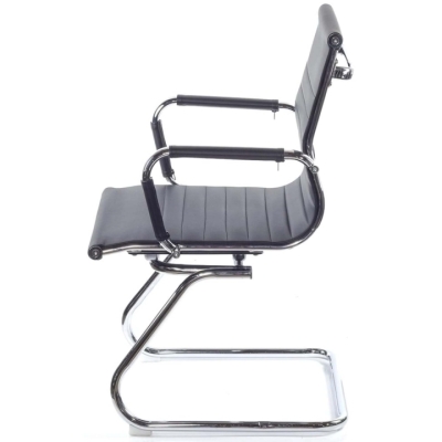 Кресло конференционное АКЛАС Кап CH CF (PU Черный)