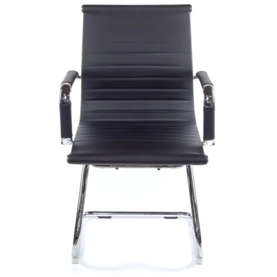 Кресло конференционное АКЛАС Кап CH CF (PU Черный)
