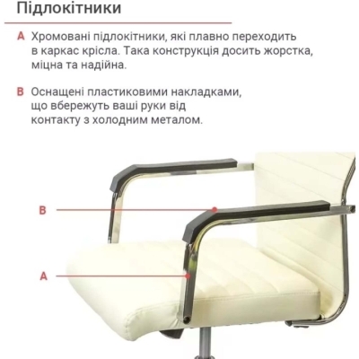 Кресло АКЛАС Кап FX СН TILT (PU Бежевый)