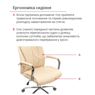 Кресло АКЛАС Маккай CH ANF Бежевое