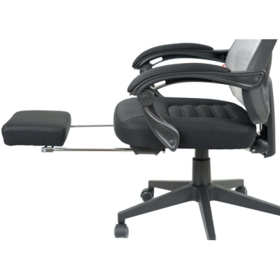 Кресло АКЛАС Мердок PL RL (Серый/Черный)