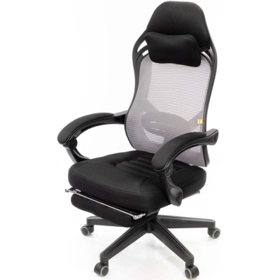 Кресло АКЛАС Мердок PL RL (Серый/Черный)