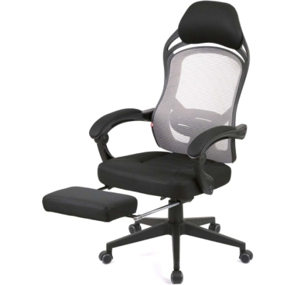 Кресло АКЛАС Мердок PL RL (Серый/Черный)