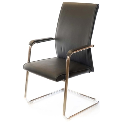 Кресло конференционное АКЛАС Пауэр CH CF (PU Черный)