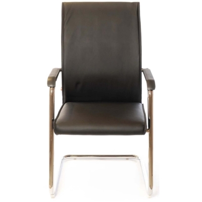 Кресло конференционное АКЛАС Пауэр CH CF Черный (PU-черный)