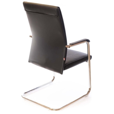 Кресло конференционное АКЛАС Пауэр CH CF Черный (PU-черный)