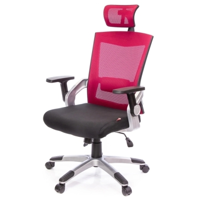 Кресло АКЛАС Прима PL HR ANF (Черный/Красный)