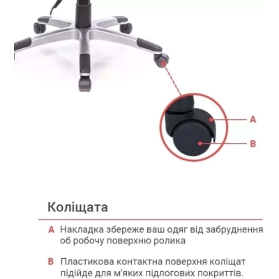 Кресло АКЛАС Прима PL HR ANF (Черный/Красный)
