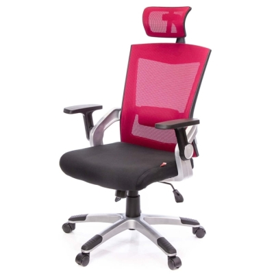 Кресло АКЛАС Прима PL HR ANF (Черный/Красный)