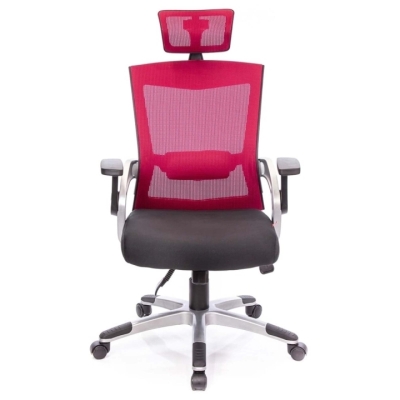 Кресло АКЛАС Прима PL HR ANF (Черный/Красный)