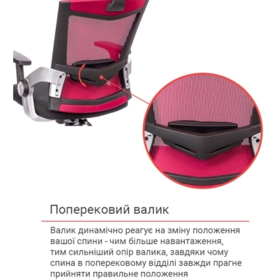 Кресло АКЛАС Прима PL HR ANF (Черный/Красный)