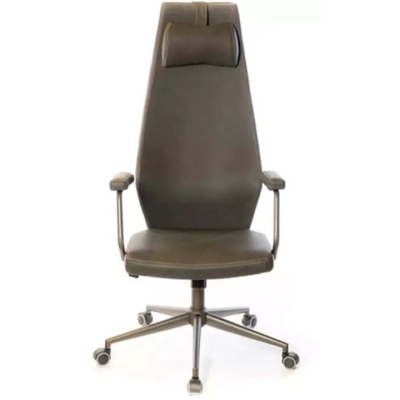 Кресло АКЛАС Ронин CH TILT (PU Wax 424 Черно-серый)