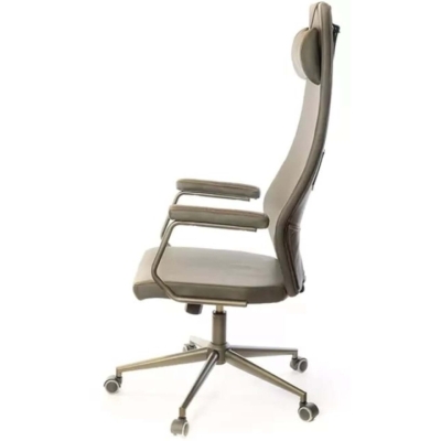 Кресло АКЛАС Ронин CH TILT (PU Wax 424 Черно-серый)